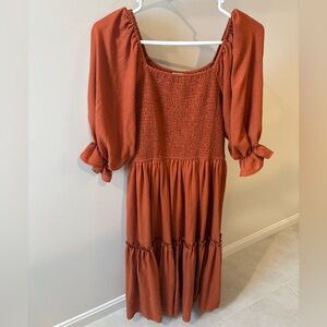IVY CITY orange Casual Dress